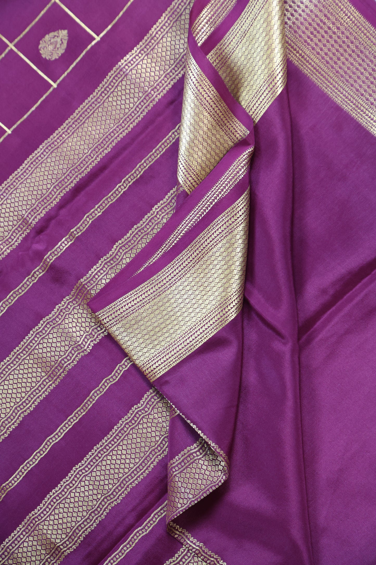 Pure Mysore Crepe Saree – 120 GSM(Code PMC-05)