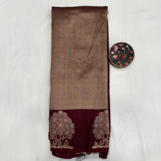 Premium Banarasi Munga Silk Saree for Women | Rich Gold Zari Body with Designer Pallu | Luxury Wedding & Bridal Collection | Radha By Rapid Rashmi