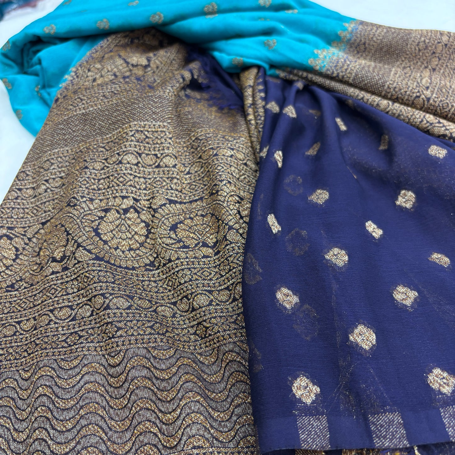 Premium Georgette Saree for Women | Rich Pallu with Grand Border & Elegant Butta Design | Wedding, Reception & Festive Wear | Radha By Rapid Rashmi