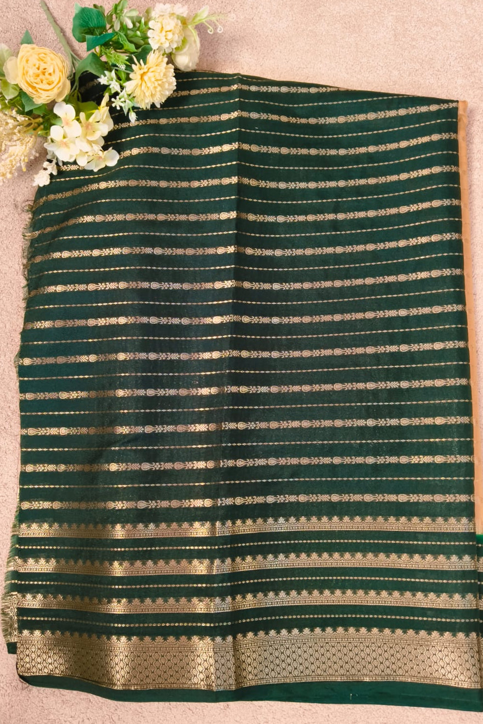 Mysore Binny Crepe Saree(Code SS-07)