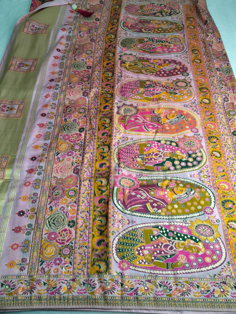 Premium Pashmina Weave Saree(Code PS-01)