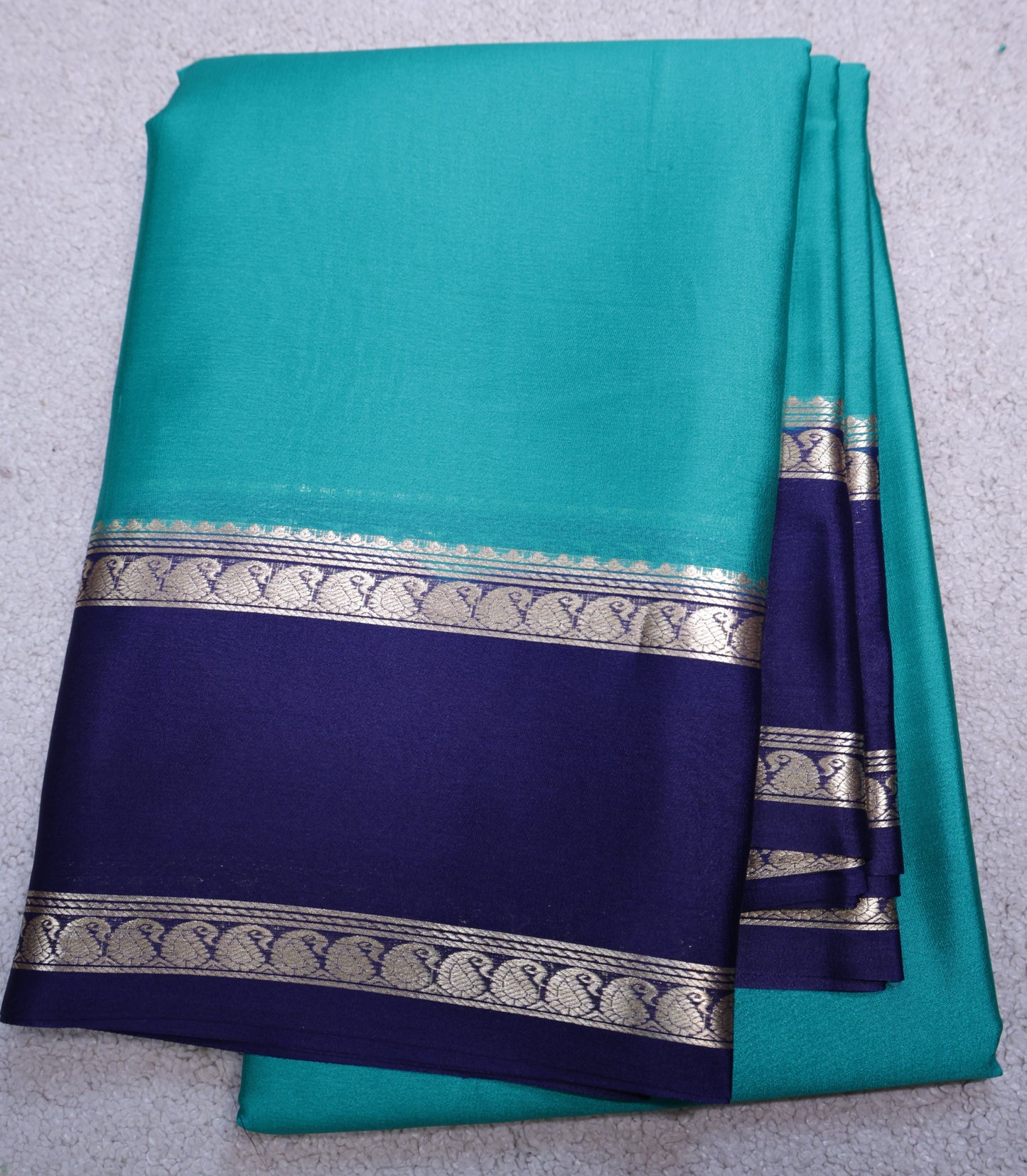 Pure Mysore Crepe Saree(Code MSC P-01)