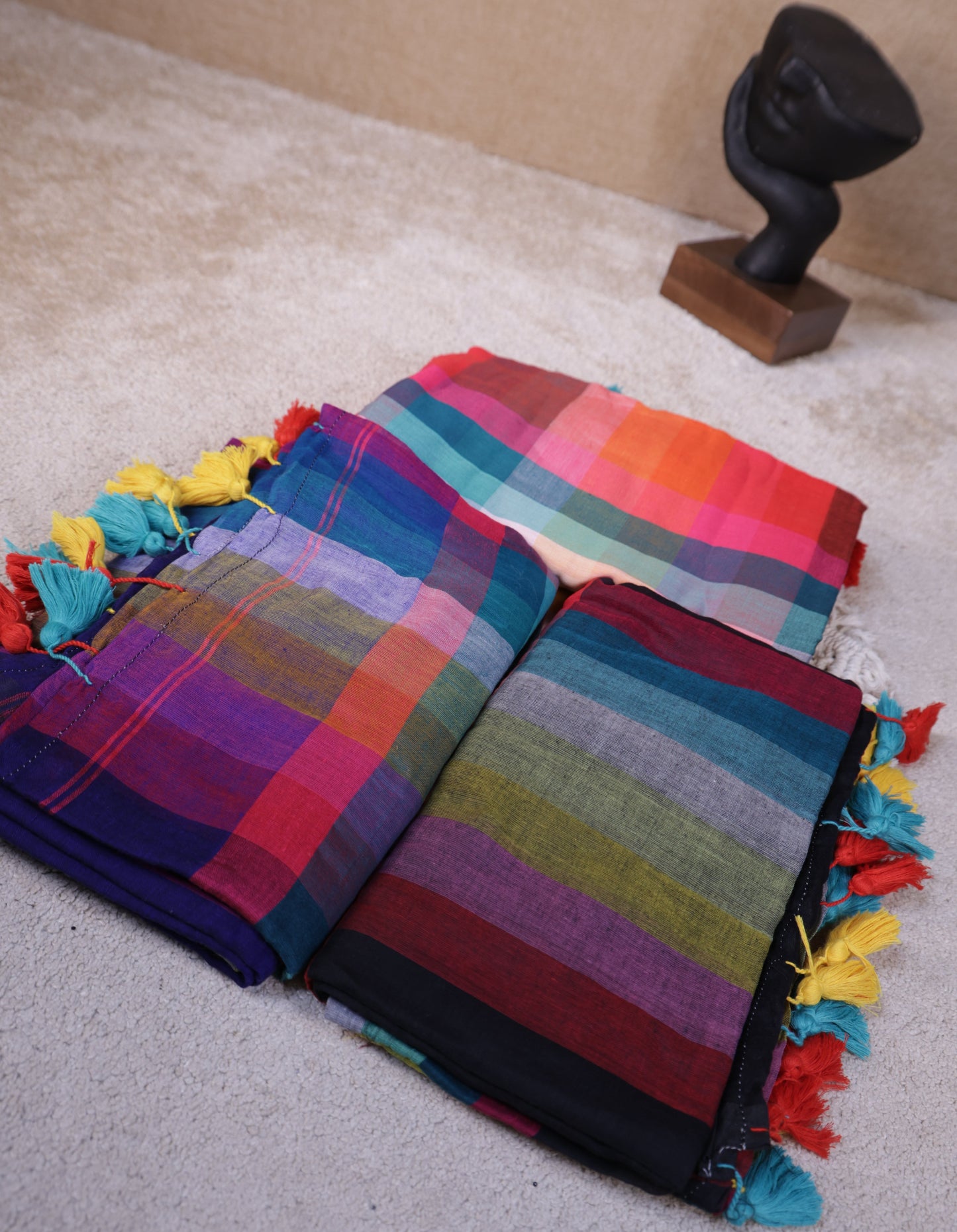 Rainbow Saree – Blue(Code RB-03)