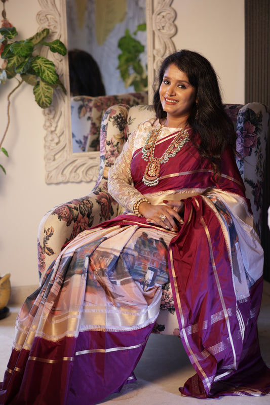 Hampi Edit - Semi Mysore Crepe Silk (Code - DBRR-01)