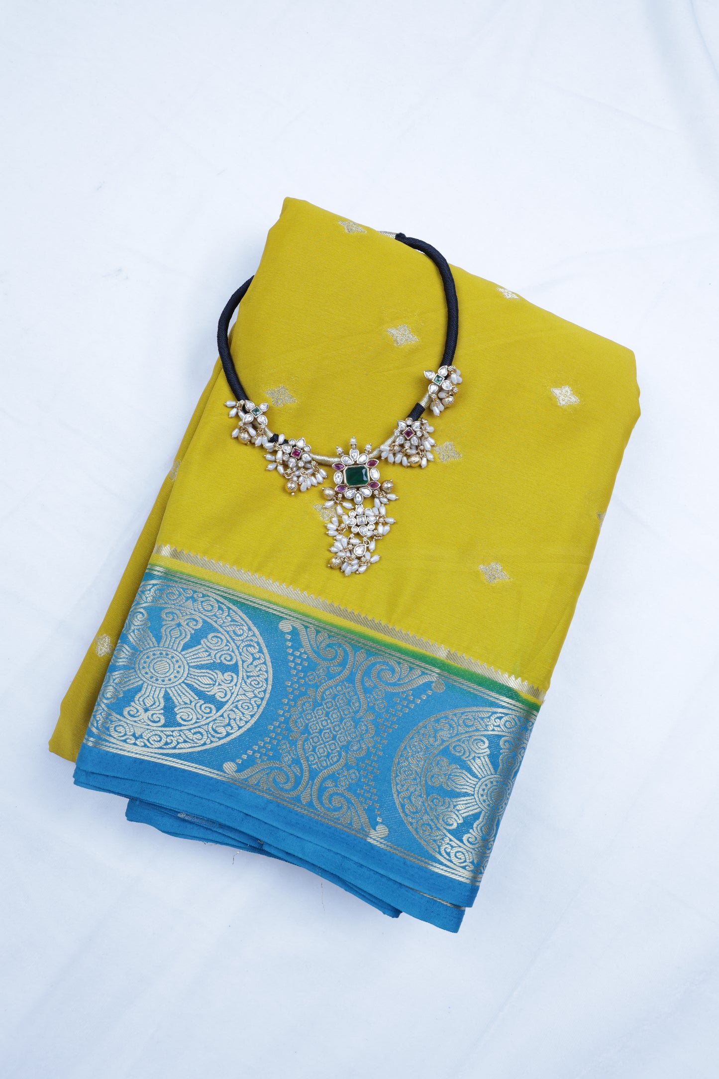 Premium Kanchipuram Style Semi Crepe Silk Saree with Traditional Zari Motifs | Wedding, Festive & Traditional Wear | Radha By Rapid Rashmi