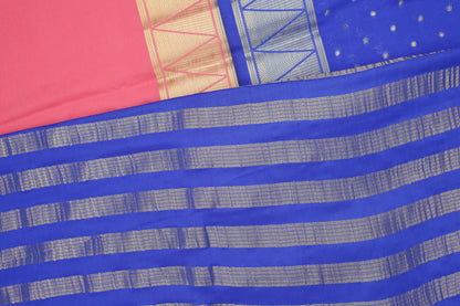 Premium Semi Crepe Dual Tone Saree with Contrast Colour Design & Rich Zari Border | Designer Wedding, Festive & Party Wear Saree