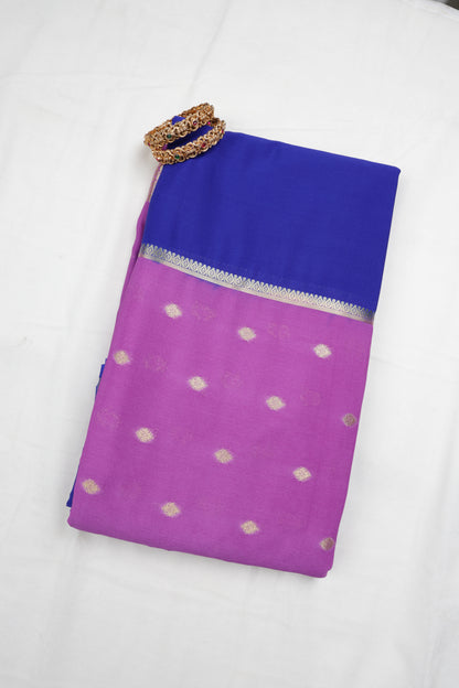Premium Semi Crepe Traditional Colour Block Saree with Rich Zari Border | Festive, Wedding & Party Wear Saree for Women