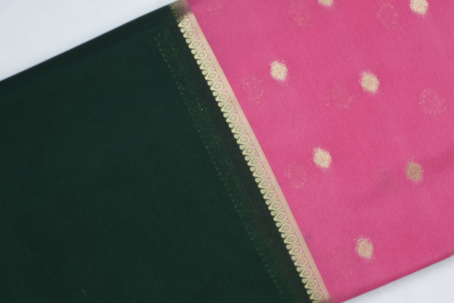 Premium Semi Crepe Traditional Colour Block Saree with Rich Zari Border | Festive, Wedding & Party Wear Saree for Women