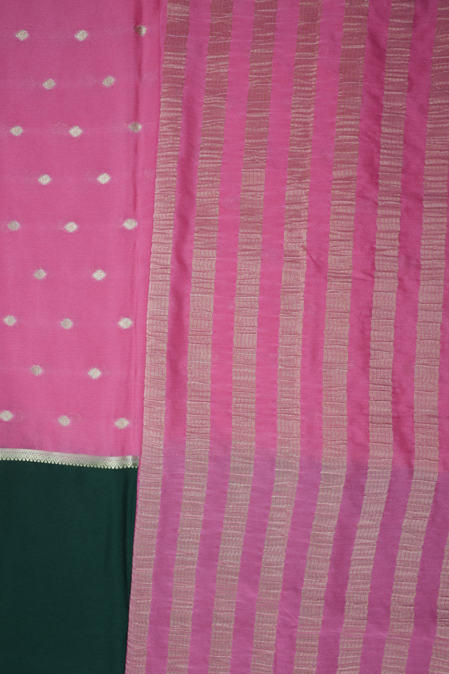 Premium Semi Crepe Traditional Colour Block Saree with Rich Zari Border | Festive, Wedding & Party Wear Saree for Women