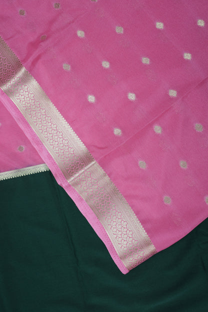 Premium Semi Crepe Traditional Colour Block Saree with Rich Zari Border | Festive, Wedding & Party Wear Saree for Women