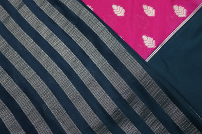 Premium Semi Crepe Dual Tone Silk Saree with Elegant Zari Weaving | Designer Wedding, Festive & Party Wear Saree for Women