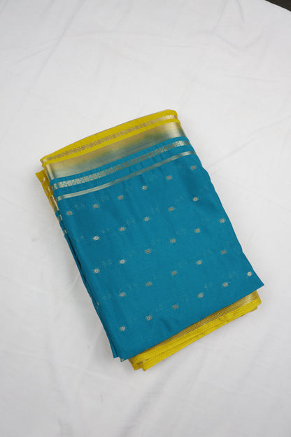 Premium Semi Crepe Dual Tone Saree with Elegant Golden Zari Border | Festive & Wedding Collection