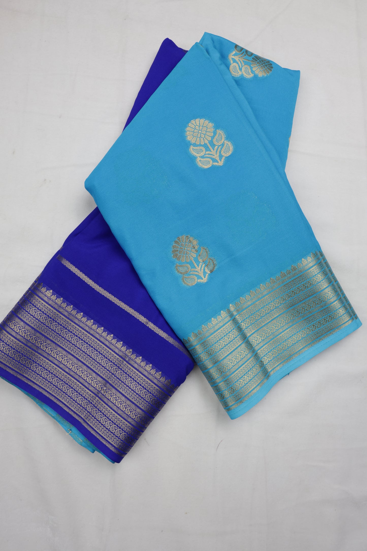 Premium Semi Crepe Dual Tone Traditional Saree with Rich Zari Weaving | Luxury Wedding, Festive & Party Wear Saree for Women