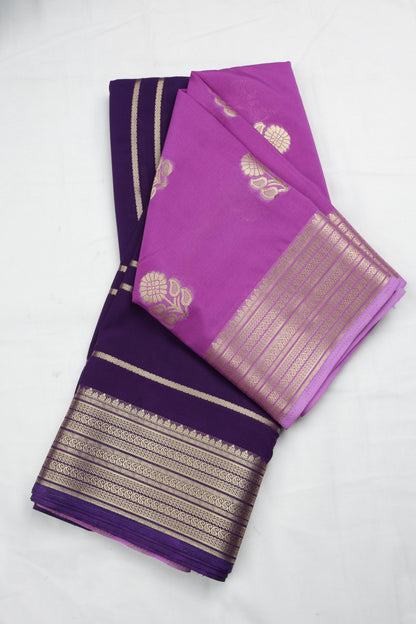 Premium Semi Crepe Dual Tone Traditional Saree with Rich Zari Weaving | Luxury Wedding, Festive & Party Wear Saree for Women