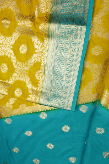 Premium Semi Crepe Dual Tone Saree with Intricate Woven Design | Elegant Wedding, Festive & Party Wear Saree for Women