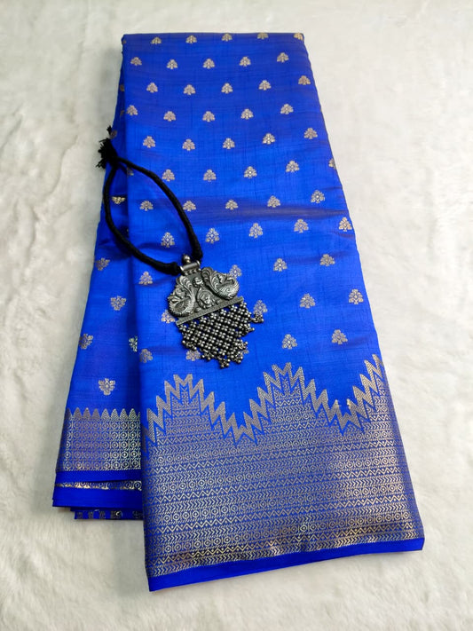Beautiful Semi Tussar Silk Sarees (Code-SS-42)