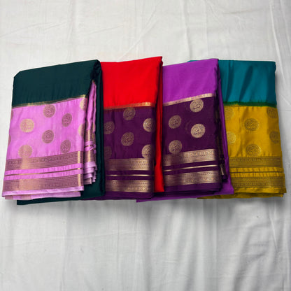 Premium Semi Crepe Silk Saree with Elegant Dual Tone Design & Rich Contrast Weave | Wedding, Festive & Party Wear | Radha By Rapid Rashmi