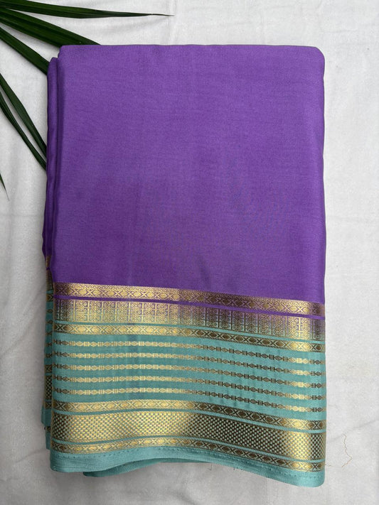 Premium Semi Crepe Saree with Elegant Zari Design, Diamond Mesh & Velli Silku Finish | Designer Wedding, Festive & Party Wear Saree for Women
