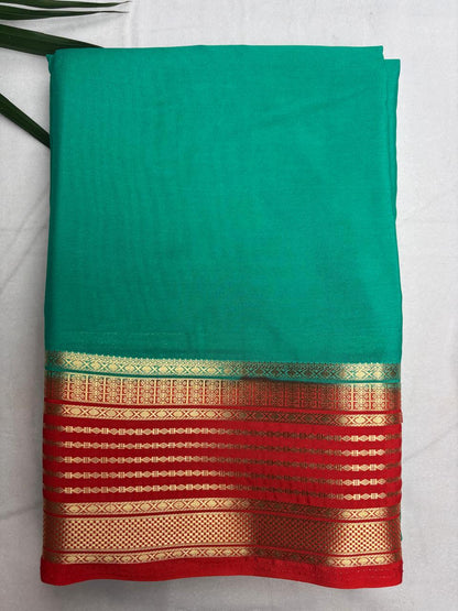 Premium Semi Crepe Saree with Elegant Zari Design, Diamond Mesh & Velli Silku Finish | Designer Wedding, Festive & Party Wear Saree for Women