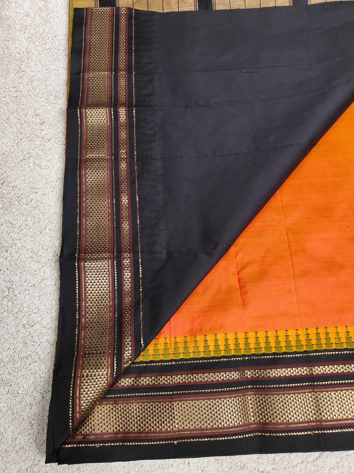 Ilkal Pure Soft Silk Saree – Plain Body (Code IK-P01)