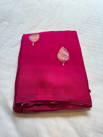 Manipuri Silver Jari Self Saree with Grand Rich Jari Pallu | Premium Viscose Saree