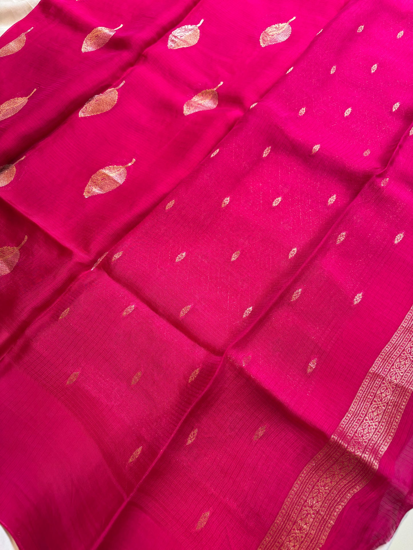 Manipuri Silver Jari Self Saree with Grand Rich Jari Pallu | Premium Viscose Saree