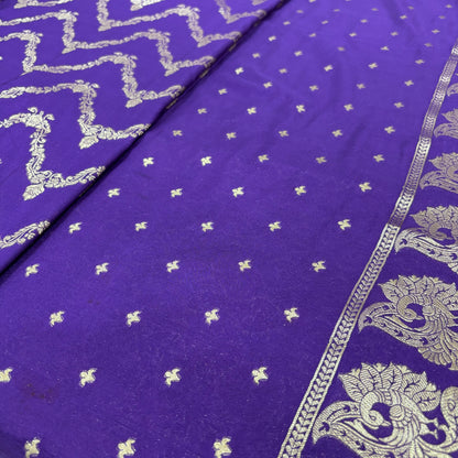 Banarasi Georgette Saree with Rich Pallu & Floral Border | Premium Party Wear Saree