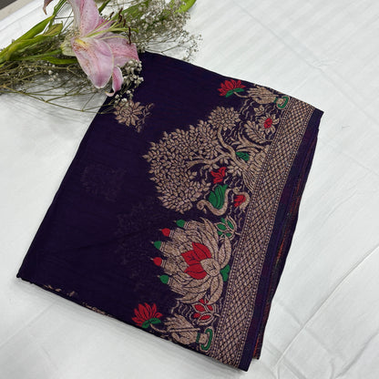 Premium Munga Silk Saree for Women with Rich Pallu & Gold Zari Border | Festive & Wedding Collection | Radha By Rapid Rashmi