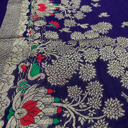 Premium Munga Silk Saree for Women with Rich Pallu & Gold Zari Border | Festive & Wedding Collection | Radha By Rapid Rashmi