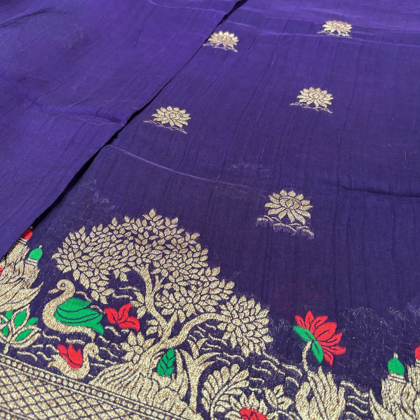 Premium Munga Silk Saree for Women with Rich Pallu & Gold Zari Border | Festive & Wedding Collection | Radha By Rapid Rashmi
