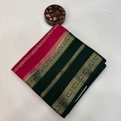 Premium Semi Crepe Silk Saree for Women | Elegant Contrast Design with Matching Blouse Piece | Office, Festive & Party Wear | Radha By Rapid Rashmi