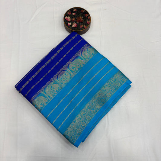 Premium Semi Crepe Silk Saree for Women | Elegant Contrast Design with Matching Blouse Piece | Office, Festive & Party Wear | Radha By Rapid Rashmi