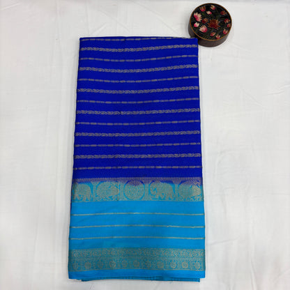 Premium Semi Crepe Silk Saree for Women | Elegant Contrast Design with Matching Blouse Piece | Office, Festive & Party Wear | Radha By Rapid Rashmi