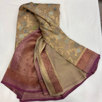 Premium Viscose Georgette Saree for Women | Elegant Floral Design with Rich Designer Pallu | Luxury Wedding, Festive & Reception Wear | Radha By Rapid Rashmi