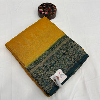 Premium Viscose Silk Saree for Women | Grand Zari Border, Rich Pallu & Elegant Line Design | Wedding, Festive & Party Wear | Radha By Rapid Rashmi