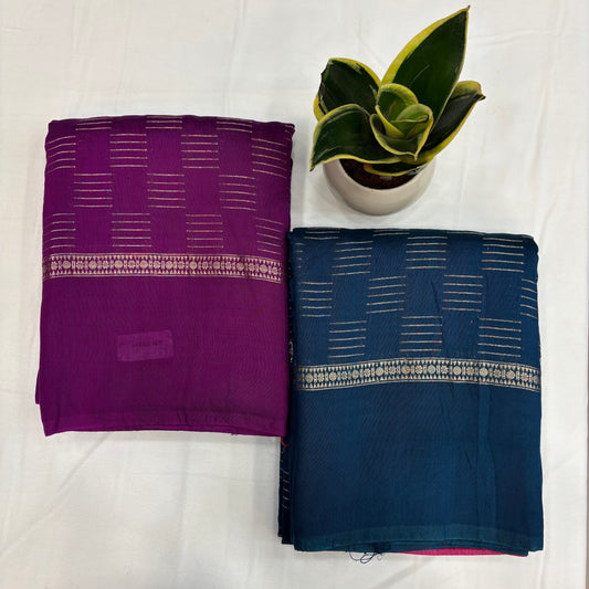 Premium Semi Crepe Self Saree for Women | Elegant Borderless Design | Lightweight Festive, Office & Party Wear | Radha By Rapid Rashmi