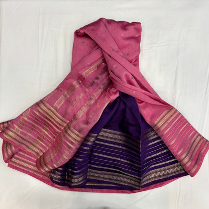 Premium Semi Crepe Saree for Women | Plain Body with Small Butta & Grand Border | Elegant Wedding, Festive & Traditional Wear | Radha By Rapid Rashmi