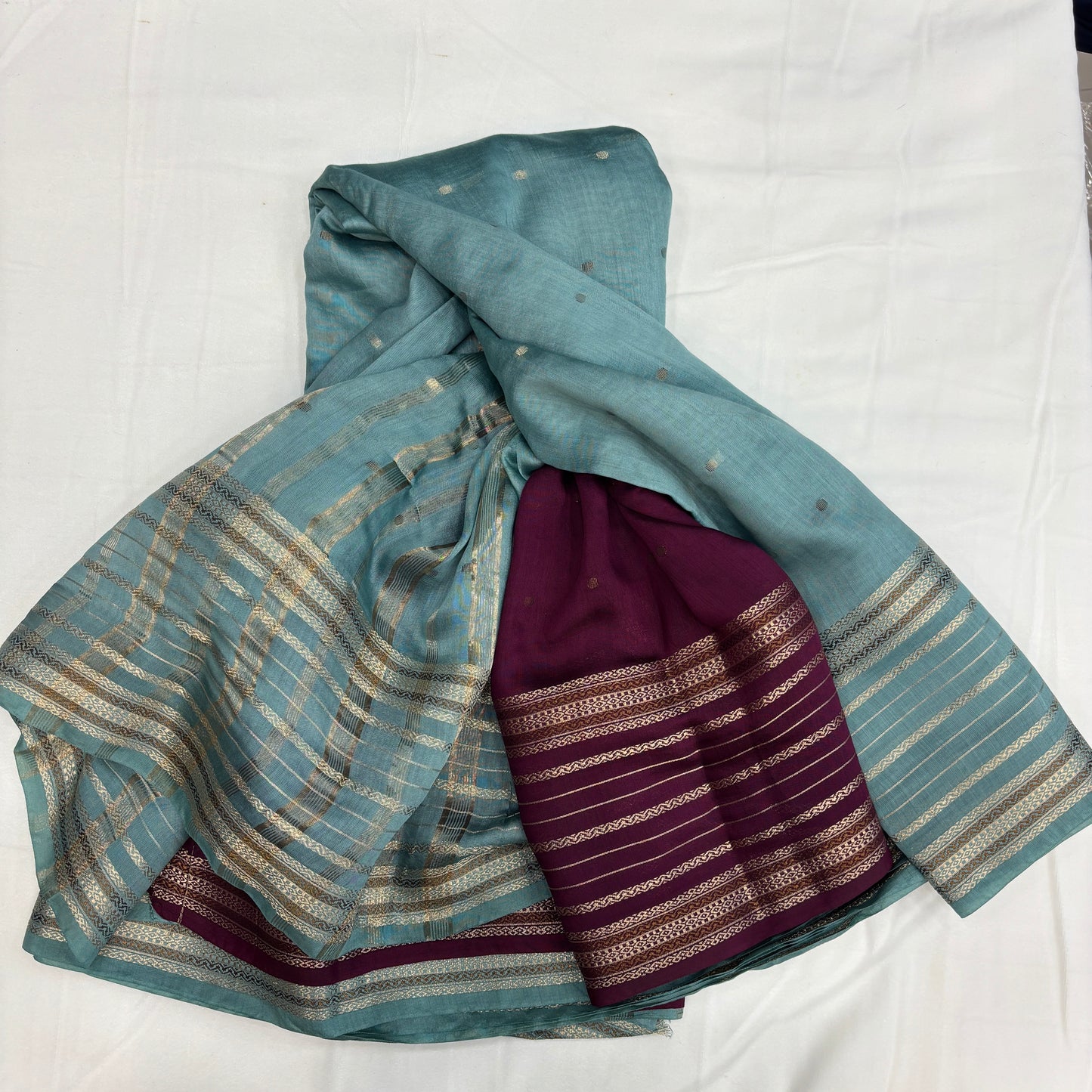 Premium Semi Crepe Saree for Women | Plain Body with Small Butta & Grand Border | Elegant Wedding, Festive & Traditional Wear | Radha By Rapid Rashmi