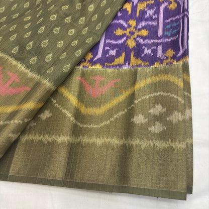 Premium Pochampally Semi Silk Saree with Traditional Handloom Ikat Patterns | Elegant Festive, Office & Ethnic Wear Saree for Women