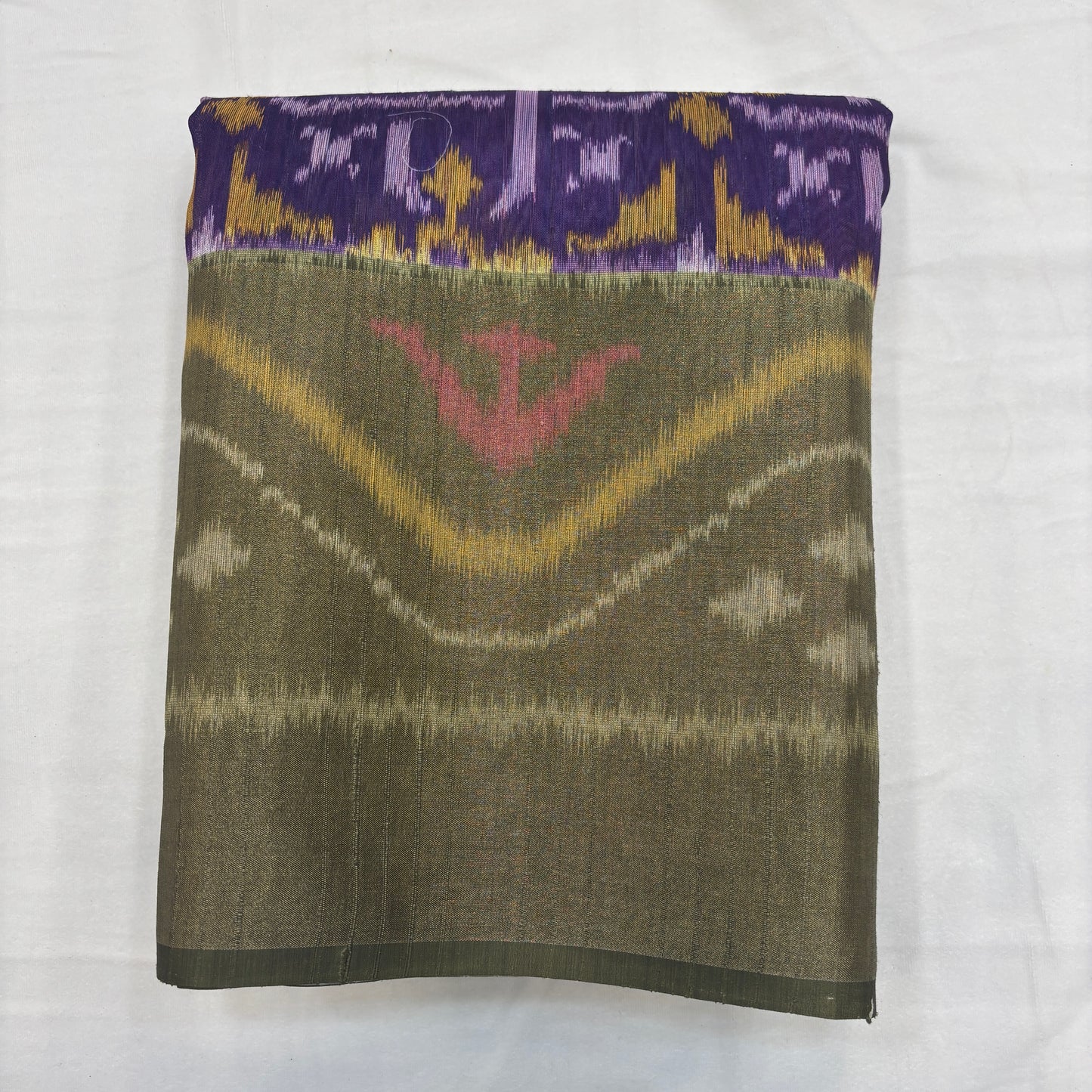 Premium Pochampally Semi Silk Saree with Traditional Handloom Ikat Patterns | Elegant Festive, Office & Ethnic Wear Saree for Women