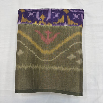 Premium Pochampally Semi Silk Saree with Traditional Handloom Ikat Patterns | Elegant Festive, Office & Ethnic Wear Saree for Women