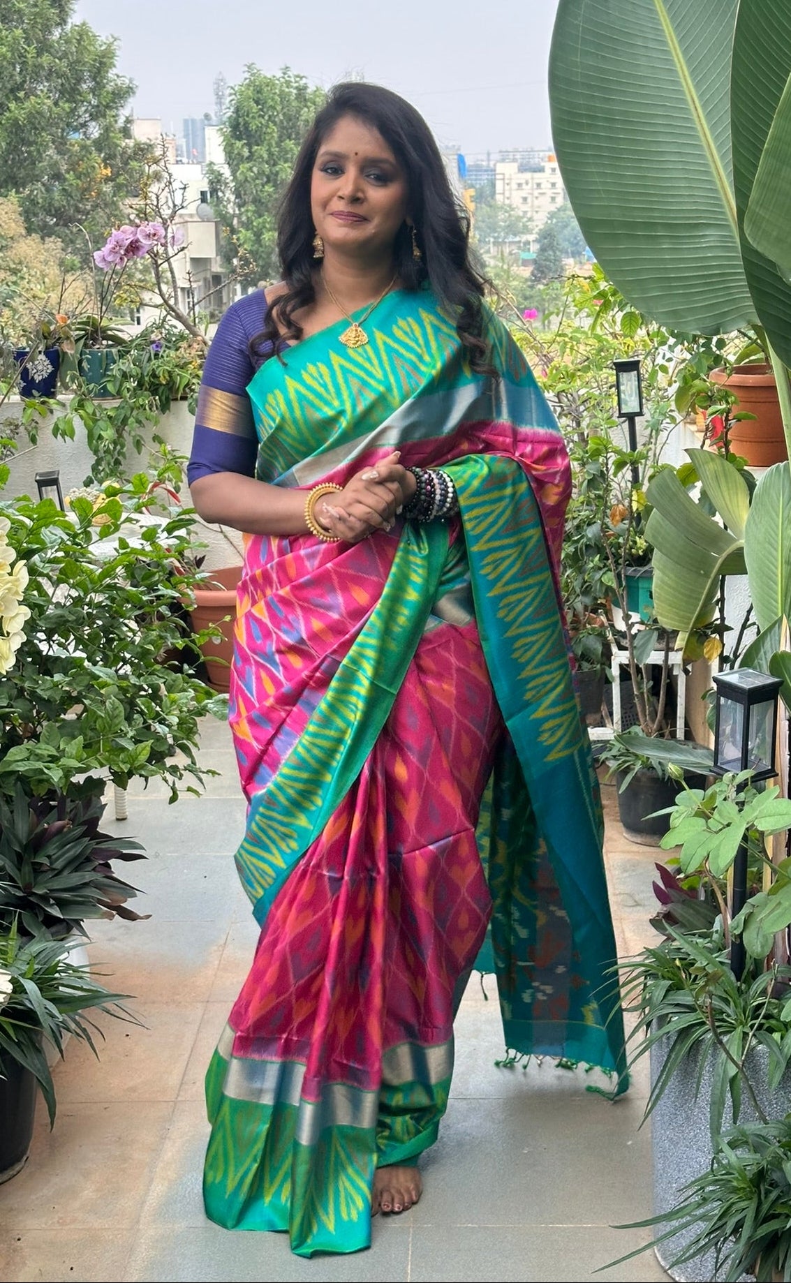 Pochampally Pure Silk Saree(Code PPP-01)