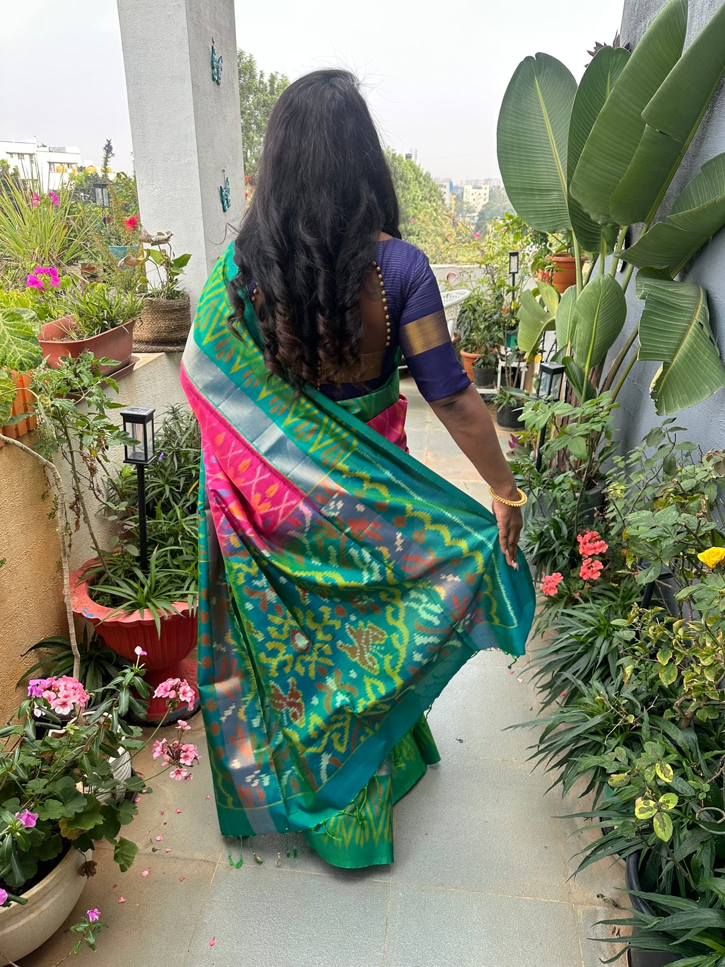 Pochampally Pure Silk Saree(Code PPP-01)
