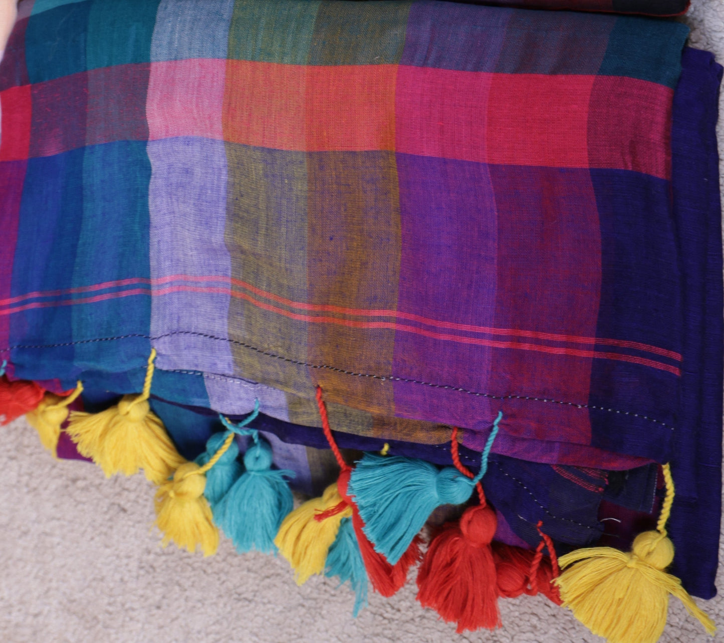 Rainbow Saree – Blue(Code RB-03)