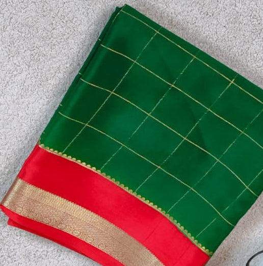 Pure Mysore Crepe Saree – 80 GSM (Code PMC-06)