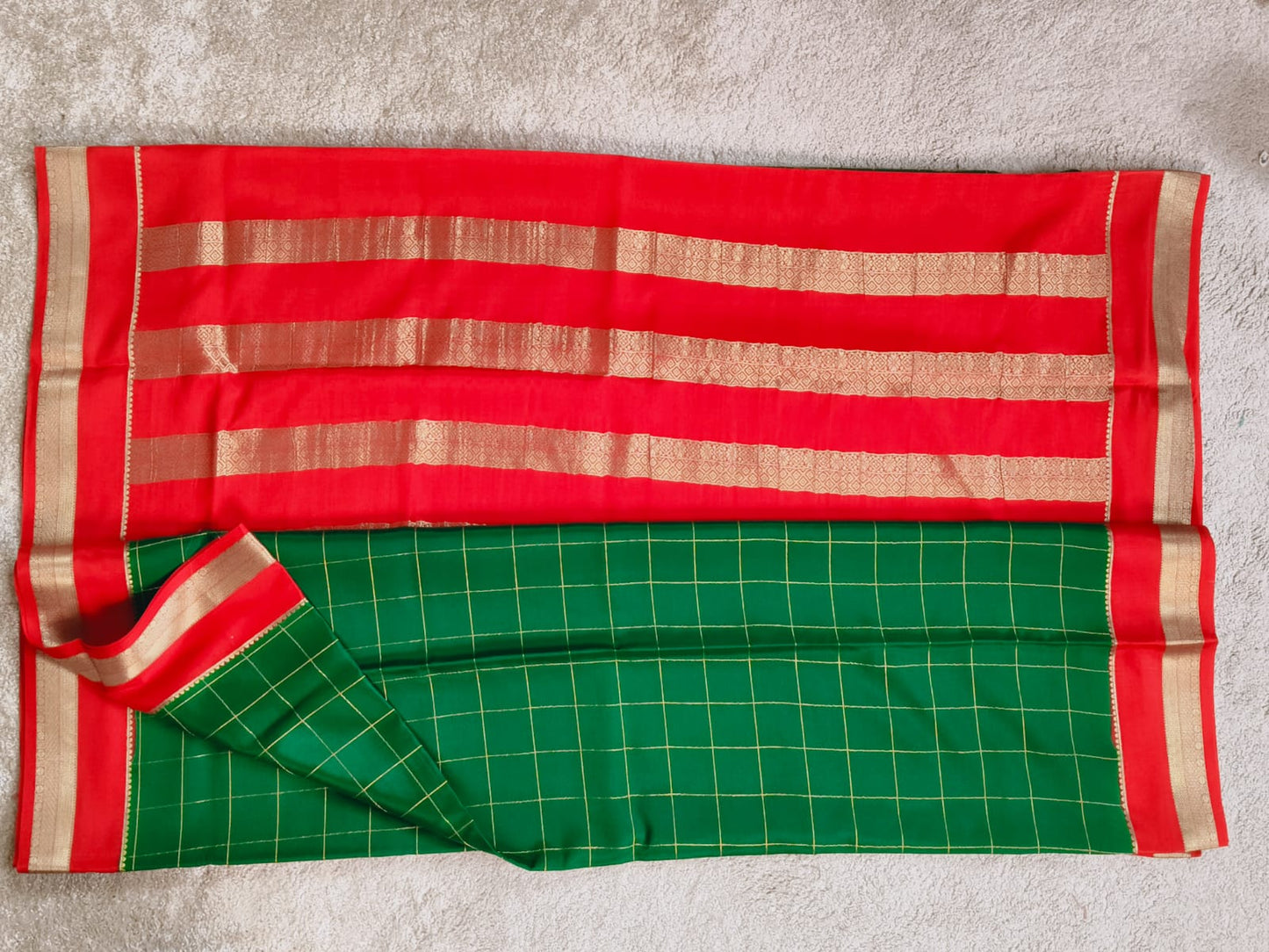 Pure Mysore Crepe Saree – 80 GSM (Code PMC-06)