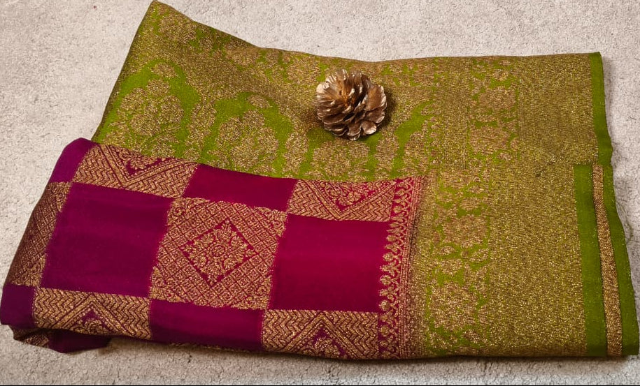 BJB Banarasi Silk Saree(Code BS-02)