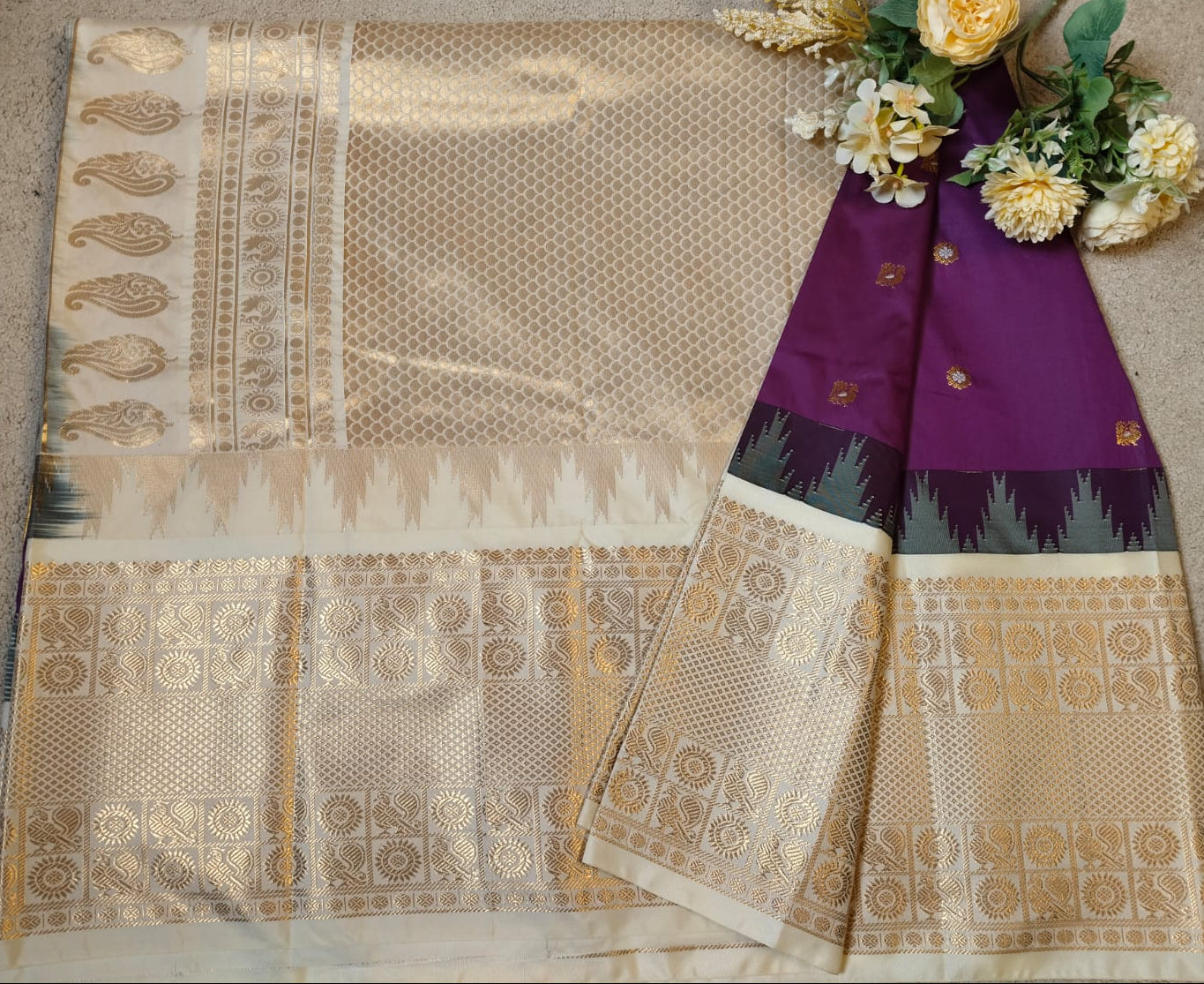 Gadwal Semi Silk Saree(GDS-02)