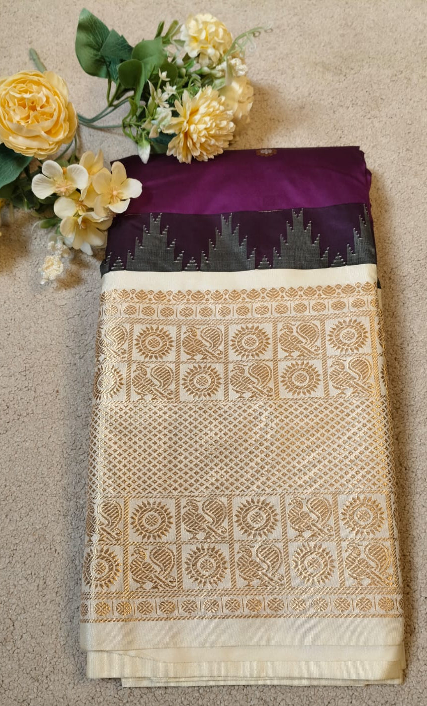 Gadwal Semi Silk Saree(GDS-02)