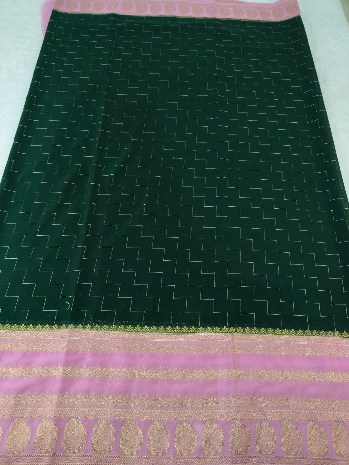 Chiffon Semi Crepe Saree(Code CFN-01)